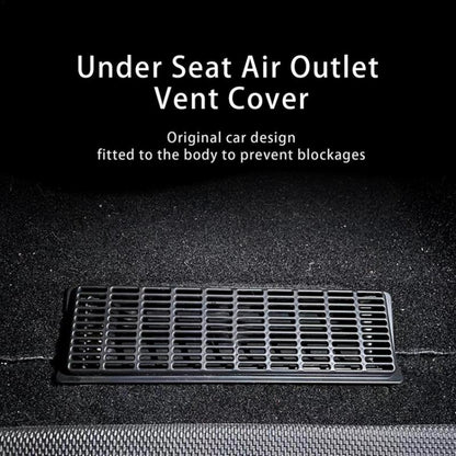 For Tesla Model 3/Y Mesh Model Protective Cover for Air Outlet Under Car Seat Air Conditioning Air Intake Filter - Air Conditioning System by buy2fix | Online Shopping UK | buy2fix