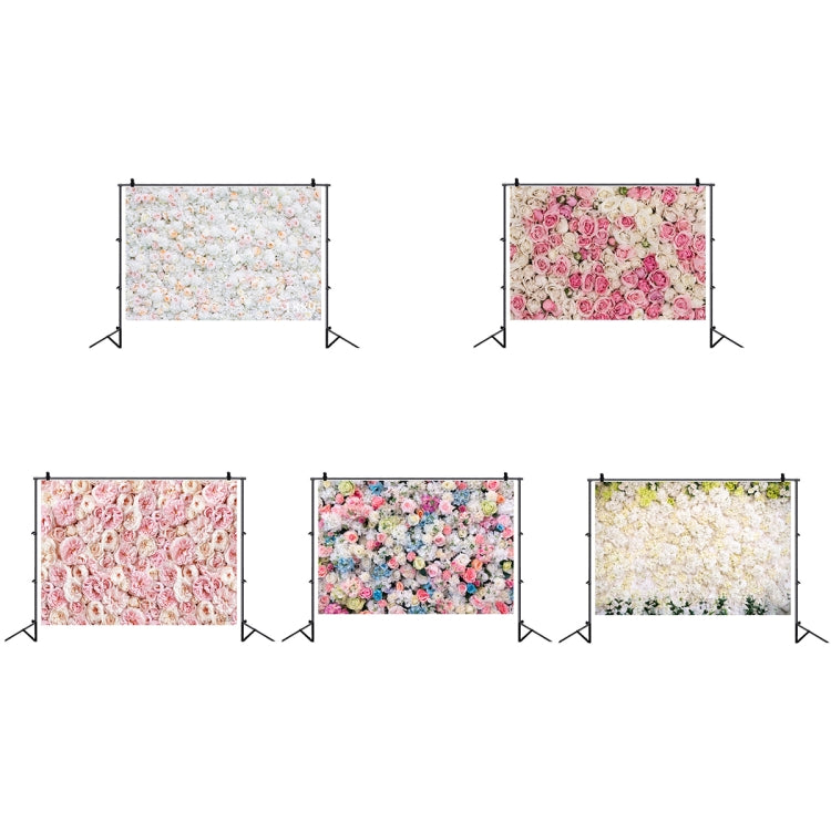 2.1 X 1.5m Festive Photography Backdrop 3D Wedding Flower Wall Hanging Cloth, Style: C-1891 - Valentines Day by buy2fix | Online Shopping UK | buy2fix