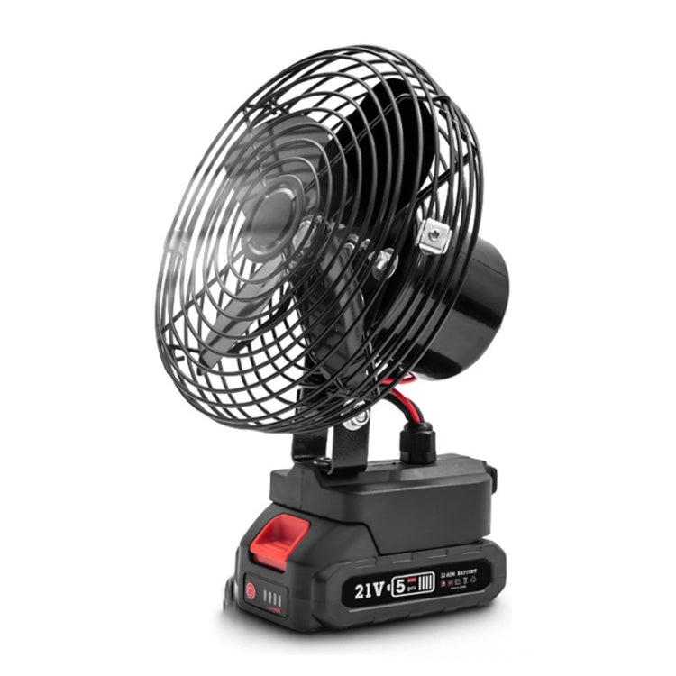 HILDA Portable Powerful Fan Outdoor Hair Dryer, With US Plug Adaptor, Style: 8 inch With 1 Battery(3000mAh) - Electric Fans by HILDA | Online Shopping UK | buy2fix