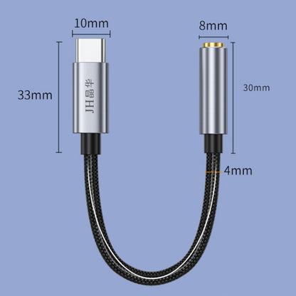 JINGHUA Type-C To 3.5mm Audio Adapter Cable Type-C Headphone Adapter Cable(Analog Model) - Type-C Adapter by JINGHUA | Online Shopping UK | buy2fix