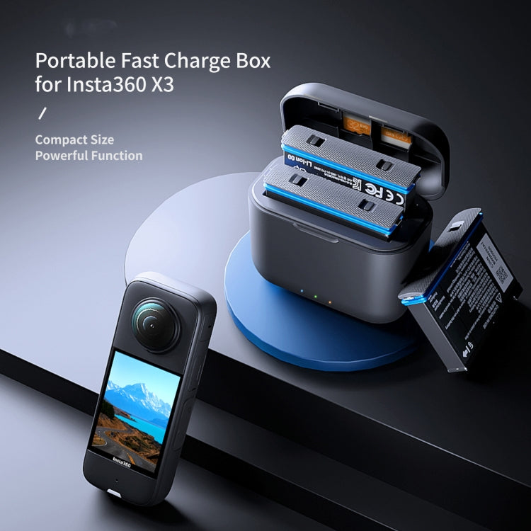 For Insta360 X3 aMagisn Battery Fast Charging Box - Others by aMagisn | Online Shopping UK | buy2fix