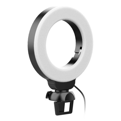 YRing48 4-Inch 48LEDs Laptop Camera Video Conference Live Beauty Ring Fill Light, Spec: Clip Set - Selfie Light by buy2fix | Online Shopping UK | buy2fix