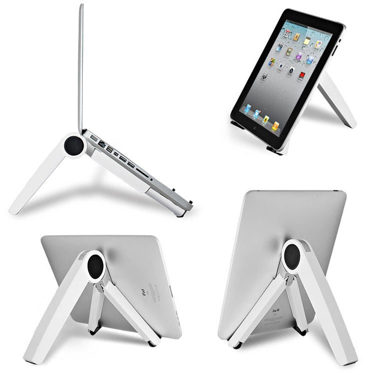 Tablet PC Laptop Desktop Bracket Cooling Triangle Bracket(White) - Computer & Networking by buy2fix | Online Shopping UK | buy2fix