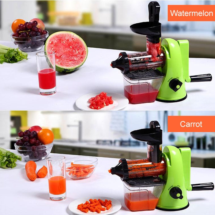 Multifunction Home Manual Juicer Apple Orange Wheatgrass Portable DIY Juicer(Pink) - Home & Garden by buy2fix | Online Shopping UK | buy2fix