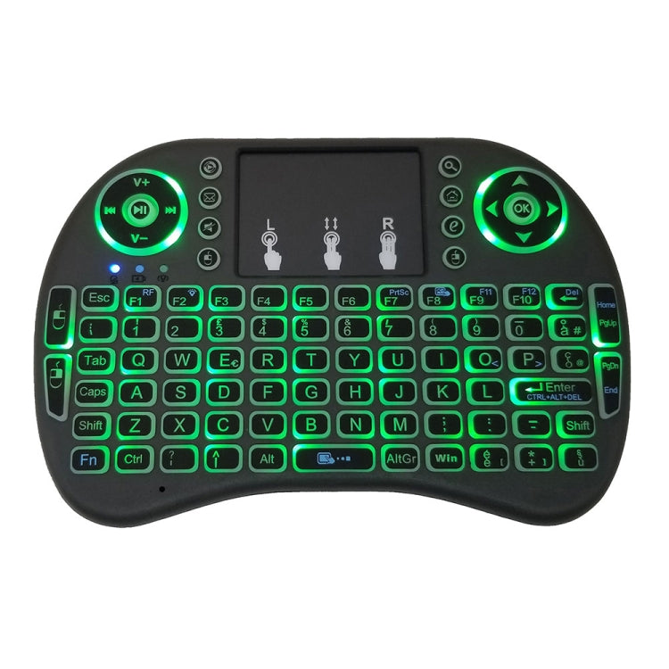 Support Language: Italy i8 Air Mouse Wireless Backlight Keyboard with Touchpad for Android TV Box & Smart TV & PC Tablet & Xbox360 & PS3 & HTPC/IPTV - MINI PC Accessories & Gadgets by buy2fix | Online Shopping UK | buy2fix