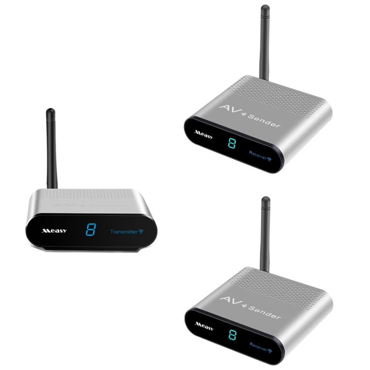 Measy AV220-2 2.4GHz Wireless Audio / Video Transmitter + 2 Receiver with IR Transmission Function, Transmission Distance: 200m - Consumer Electronics by Measy | Online Shopping UK | buy2fix