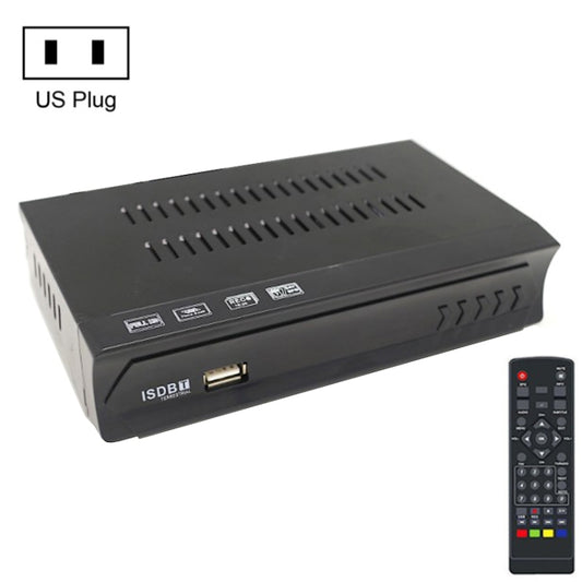 ISDB-T Satellite TV Receiver Set Top Box with Remote Control, For South America, Philippine(US Plug) - Consumer Electronics by buy2fix | Online Shopping UK | buy2fix