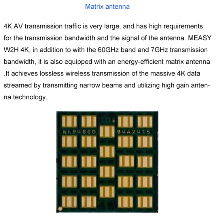 Measy W2H 60GHz 1080P Ultra HD Wireless Transmission Kit, Transmission Distance: 30m, US Plug - Consumer Electronics by Measy | Online Shopping UK | buy2fix