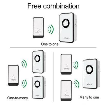 AITENG V018J Wireless Batteryless WIFI Doorbell, UK Plug - Security by AITENG | Online Shopping UK | buy2fix