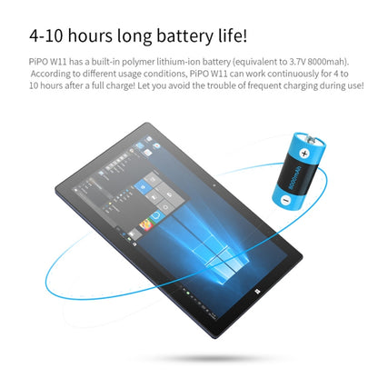 PiPO W11 2 in 1 Tablet PC, 11.6 inch, 8GB+128GB, Windows 10 System, Intel Gemini Lake N4120 Quad Core Up to 2.6GHz, with Keyboard & Stylus Pen, Support Dual Band WiFi & Bluetooth & Micro SD Card - PiPO by PiPo | Online Shopping UK | buy2fix