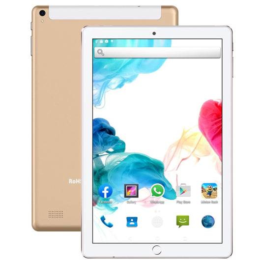 BDF P10 3G Phone Call Tablet PC, 10 inch, 2GB+32GB, Android 9.0, MTK8321 Octa Core, Support Dual SIM & Bluetooth & WiFi & GPS, EU Plug(Gold) - BDF by BDF | Online Shopping UK | buy2fix