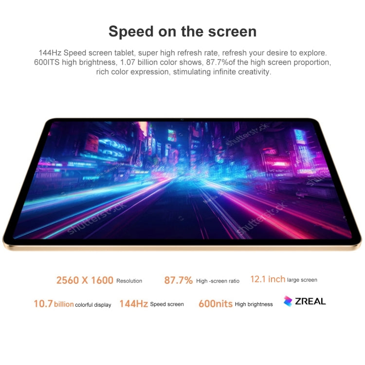 Honor Pad V8 Pro ROD-W09 WiFi, 12.1 inch, 8GB+128GB, MagicOS 7.0 Dimensity 8100 Octa Core, 8 Speakers 10050mAh Large Battery, Not Support Google(Orange) - Huawei by Huawei | Online Shopping UK | buy2fix