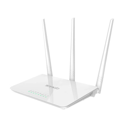 Tenda F3 Wireless 2.4GHz 300Mbps WiFi Router with 3*5dBi External Antennas(White) -  by Tenda | Online Shopping UK | buy2fix