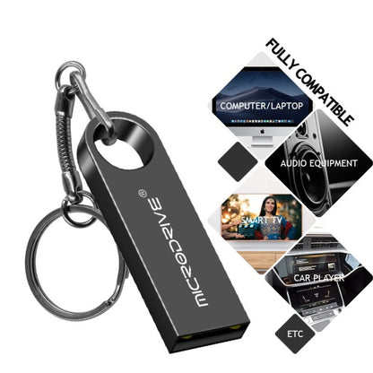 MicroDrive 16GB USB 2.0 Metal Waterproof High Speed U Disk(Pink) - USB Flash Drives by MicroDrive | Online Shopping UK | buy2fix