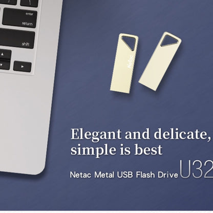 Netac U326 16GB USB 2.0 Compact and Portable Zinc Alloy U Disk - USB Flash Drives by Netac | Online Shopping UK | buy2fix